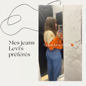 jeans levis préférés